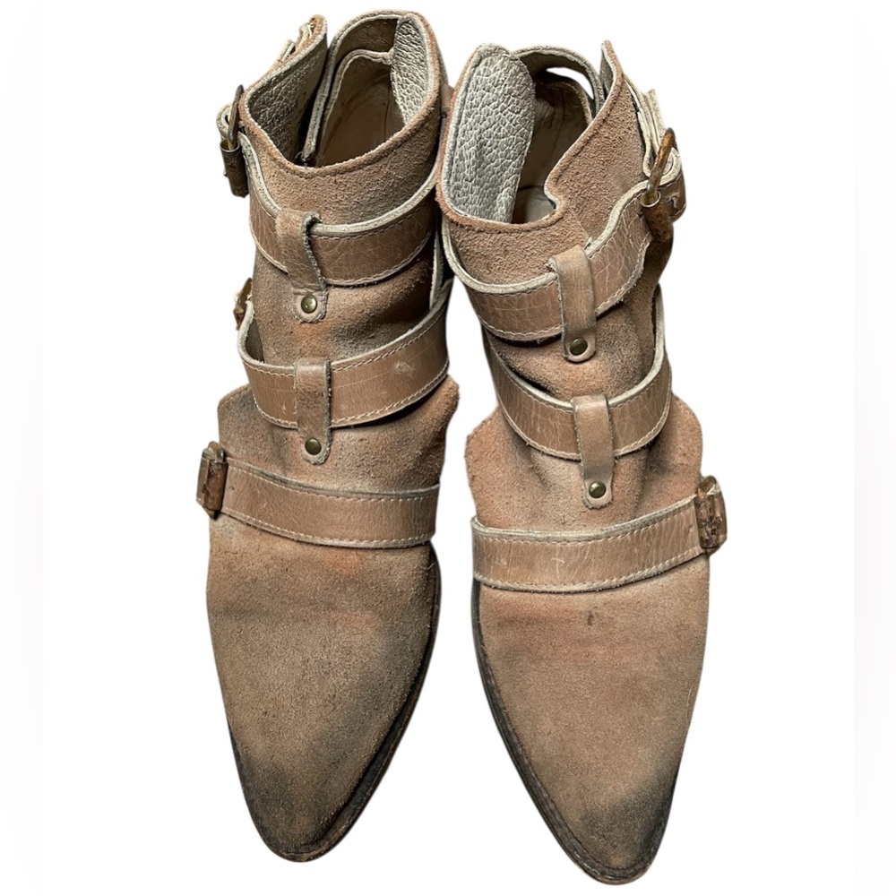 Freebird By Steven Jade Ankle Boots in Cognac Brown Size 7 - Picture 6 of 13
